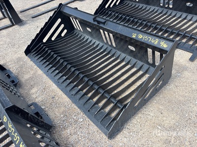 All-Star 72 in Rock Skid Steer Bucket (Unused)