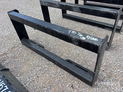 All-Star Skid Steer Attachment Mounting Plate (Unused)