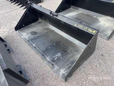 72 in Low Profile Skid Steer Bucket (Unused)