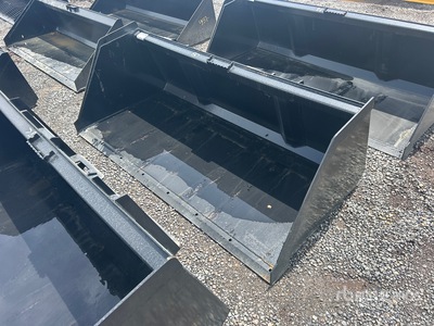 Mid-State 80 in Snow/Litter Skid Steer Bucket (Unused)