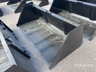 Mid-State 78 in Snow & Litter Skid Steer Bucket (Unused)