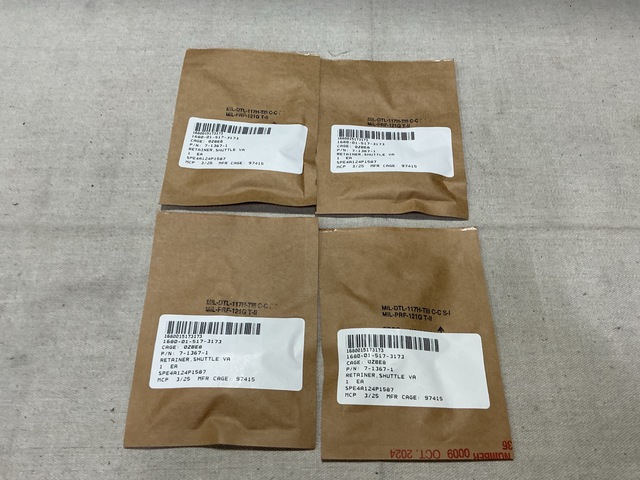 (15) Triumph Actuation 7-1367-1 Shuttle VA Retainers