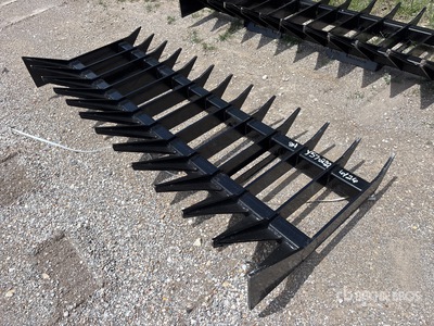 84 in Skid Steer Landscape Rake (Unused)