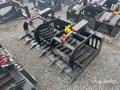 All-Star 72 in Rock Skid Steer Grapple (Unused)