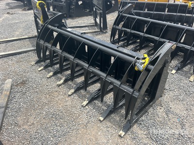 All-Star 84 in Heavy Duty Skid Steer Root Rake (Unused)
