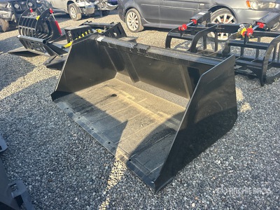 Mid-State 72 in Snow/Litter Skid Steer Bucket (Unused)