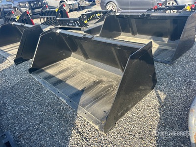 Mid-State 78 in Snow/Litter Skid Steer Bucket (Unused)
