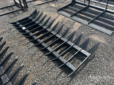 All-Star 84 in Skid Steer Root Rake (Unused)