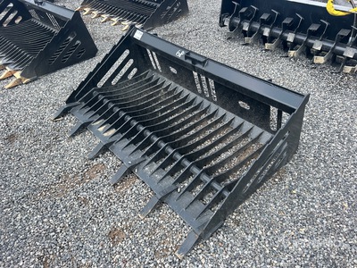 All-Star 68 in Rock Skid Steer Bucket (Unused)