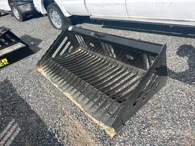 All-Star 72 in Rock Skid Steer Bucket (Unused)