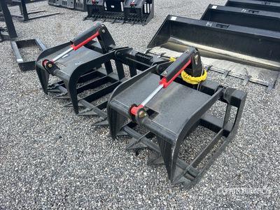 All-Star 80 in Heavy Duty Root Skid Steer Grapple (Unused)
