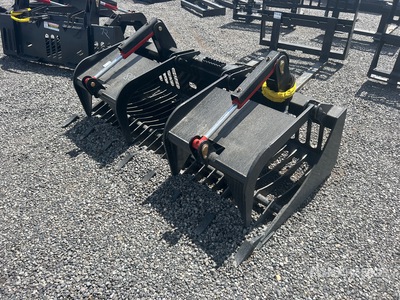 All-Star 80 in Heavy Duty Rock Skid Steer Grapple (Unused)