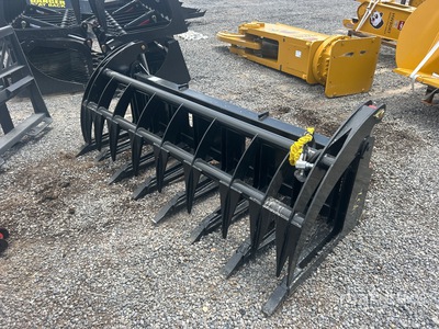 All-Star 84 in Heavy Duty Skid Steer Root Rake (Unused)