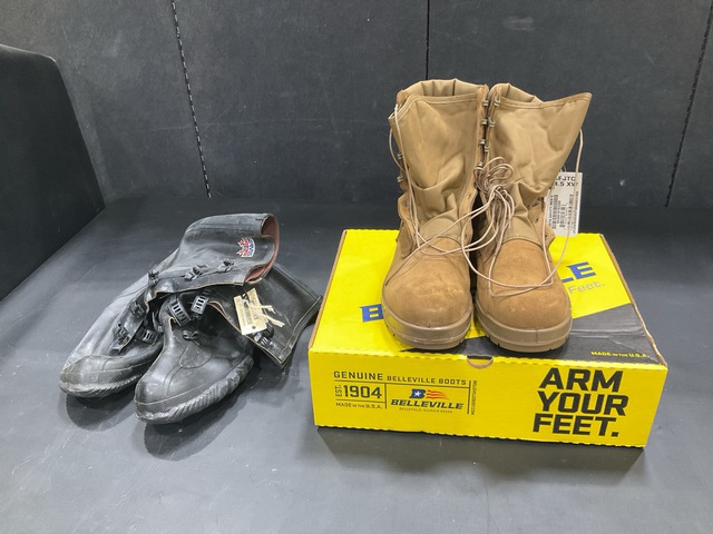 (73) Pairs of Men&rsquo;s Overshoes & (29) Pairs of Men's Boots
