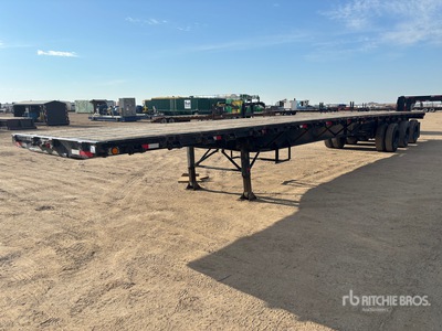 2000 Lode King 53 ft Tri/A Flatbed Trailer
