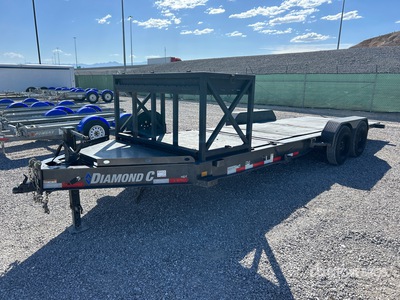 2023 Diamond C 22 ft T/A Tilt Deck Trailer