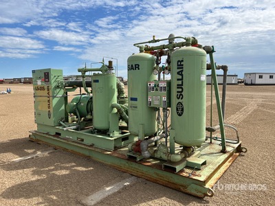 Sullair LS-20S 450 cfm Skid-Mounted Industrial Air Compressor