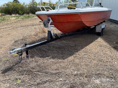 14 ft S/A Boat Trailer (Inoperable)