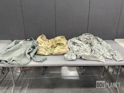 (8) Wet Weather Parkas, (6) Extreme Cold Weather Liners & Assorted Items