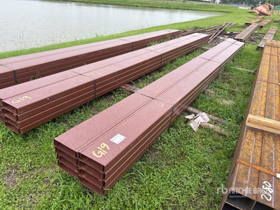 Quantity of 8 in x 20 ft C-purlin その他 - 店舗 & 倉庫