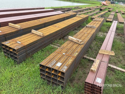 Quantity of (16) 5 in x 4 in x 20 ft Rectangle Tube その他 - 店舗 & 倉庫