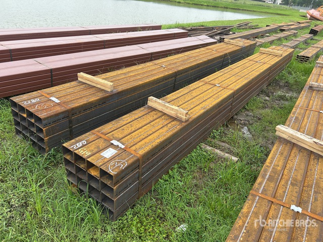 Quantity of (16) 5 in x 4 in x 20 ft Rectangle Tube
