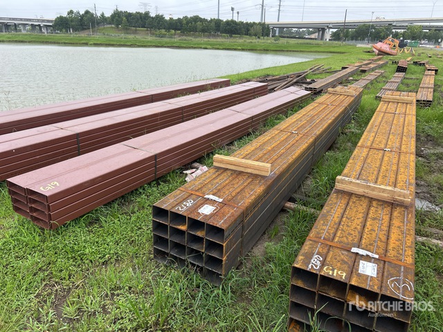 Quantity of (16) 5 in x 4 in x 20 ft Rectangle Tube