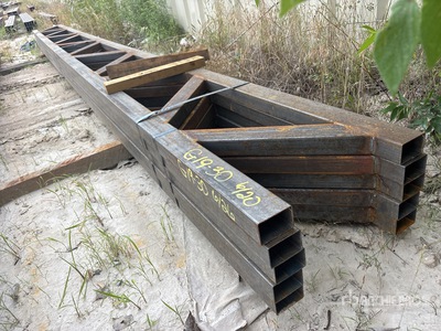Quantity of (5) 18 in x 20 ft Metal Trusses (Unused)