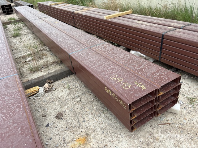 Quantity of (16) 8 in x 20 ft Metal C-Purlin (Unused)