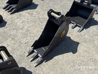 Trojan 50CL 12 in Digging Cazo para excavadora - Fits 45mm Cat 305, 305.5 Komatsu PC45/50/55 Hyundai R55, Hitachi/Deere 50D/G Case, New Holland, Kobelco SK50 Bobcat E50/341/337