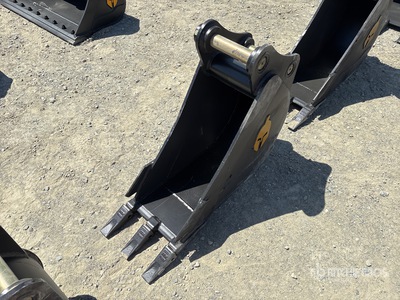 Trojan 50CL 12 in Digging Cazo para excavadora - Fits 45mm Cat 305, 305.5 Komatsu PC45/50/55 Hyundai R55, Hitachi/Deere 50D/G Case, New Holland, Kobelco SK50 Bobcat E50/341/337