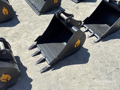 Trojan 50CL 24 in Digging Cazo para excavadora - Fits 45mm Cat 305, 305.5 Komatsu PC45/50/55 Hyundai R55, Hitachi/Deere 50D/G Case, New Holland, Kobelco SK50 Bobcat E50/341/337