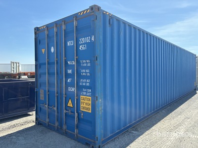 2022 40 ft High Cube Storage Container