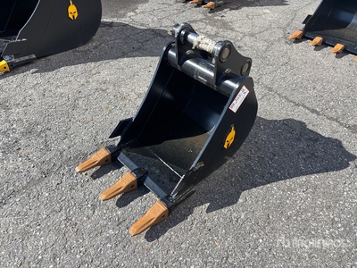 Dynamic Entities 18 in Q/C Digging Godet d'excavatrice - Fits Cat 303, 303.5, 304 Case, New Holland, Kobelco SK35 Deere/Hitachi 35D/G
