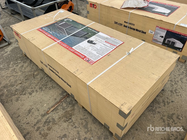 MTO A2223G 23 ft x 22 ft Double Garage Storage Building (Unused)