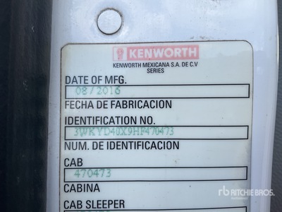 2017 Kenworth T680 6x4 Tractocamion con Dormitorio / Tracteur routier couchette