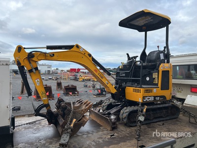 2018 JCB 18Z-1 Mini Excavator
