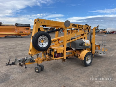 2016 Haulotte HTA13P Trailer Mounted Nacelle Articulée