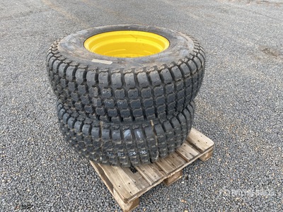 Quantity of (2) Galaxy Mighty Mow 41x14.00-20 w/ Rims Opony