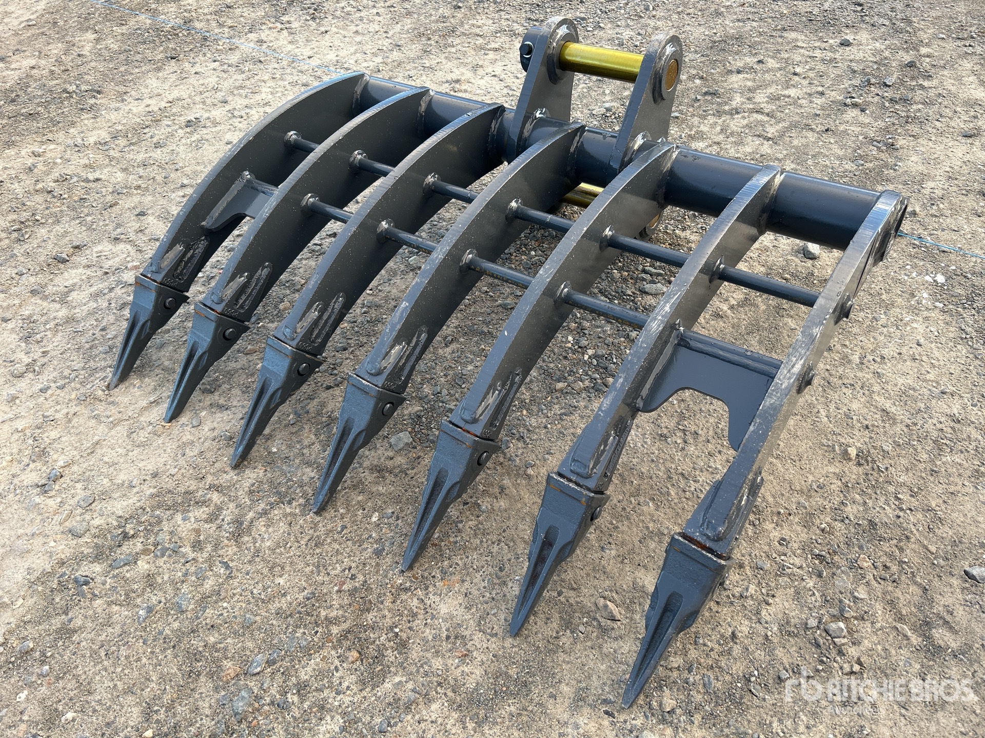 2026 Warrior WBR05-1000 1000 mm Q/C Excavator Rake - Fits 5 - 6 Ton (Unused)