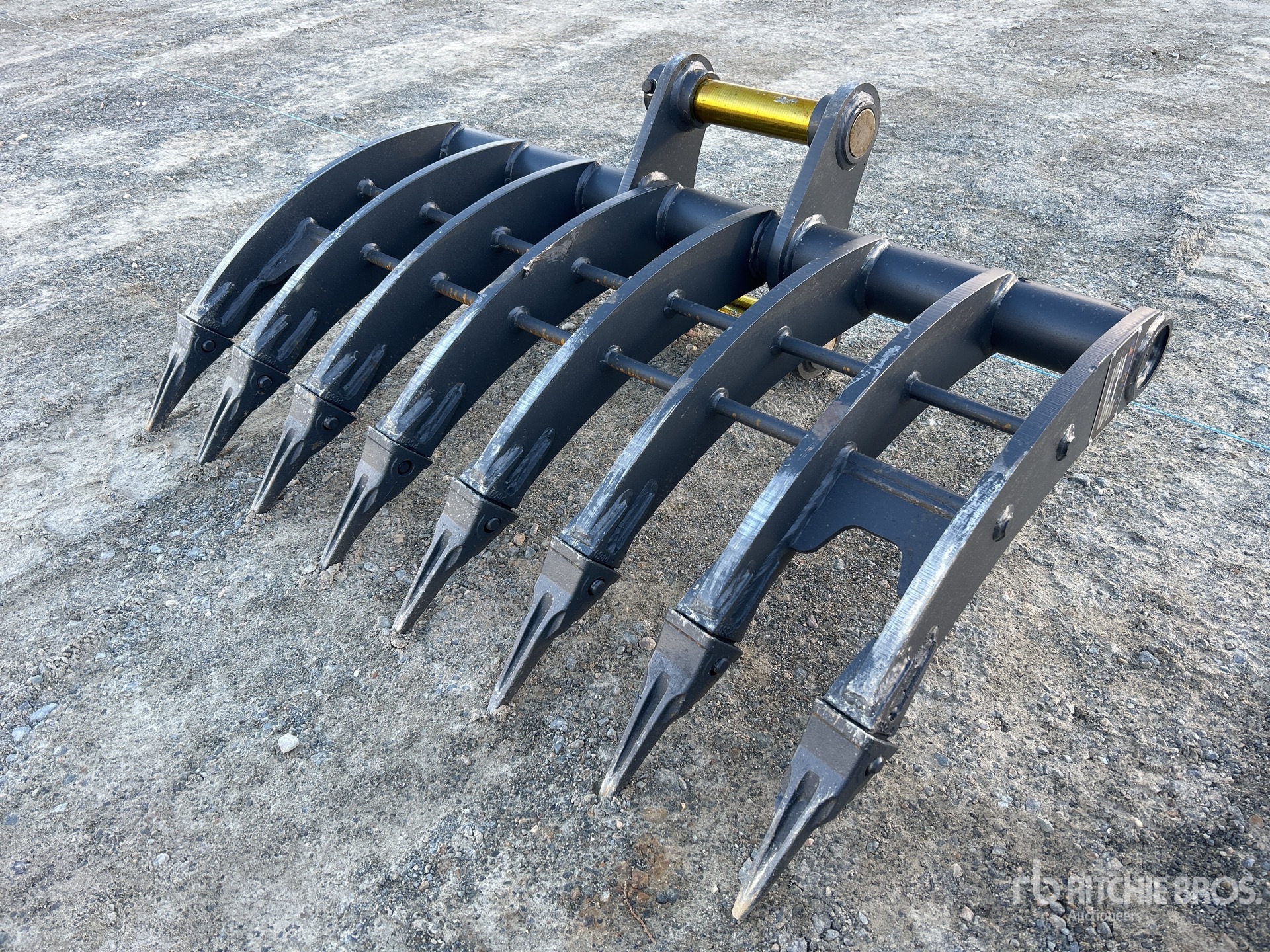 2026 Warrior WBR08-1200 1200 mm Q/C Excavator Rake - Fits 8 Ton (Unused)