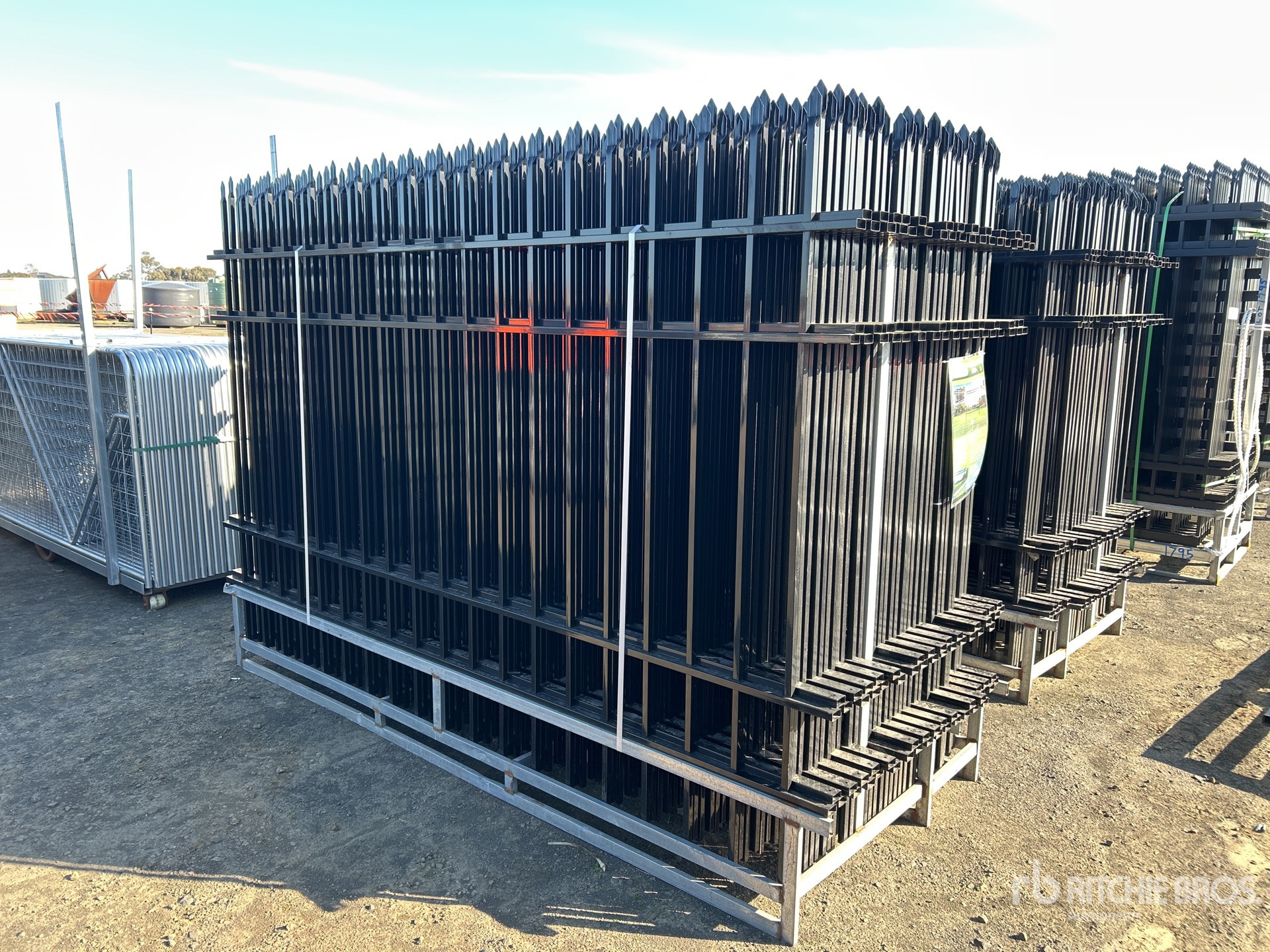 2026 Skyway SFS33-330TF 10 ft x 7 ft Wrought Iron Site Fence (Unused)