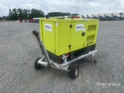 2014 Gesan DPS13 12 kVA Skid-Mounted 13KVA ST3 Zestaw prądotwórczy