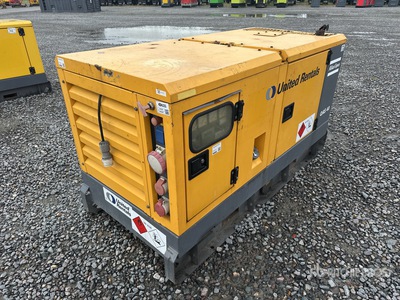 2014 Atlas Copco QAS40 40 kVA Skid-Mounted Generador