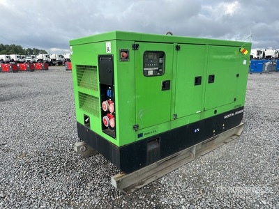 2017 Dagertech DGPR100ST 100 kVA Skid-Mounted Zestaw prądotwórczy (Inoperable)