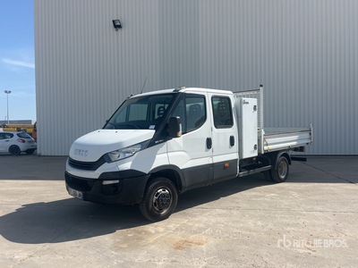 2019 Iveco 35-140 Crew Cab Camion Benne Kipper-Lkw