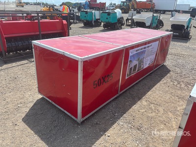 2026 SKLP SK-S5025 25 ft x 50 ft Large Scale Garage Storage Shed (Unused)