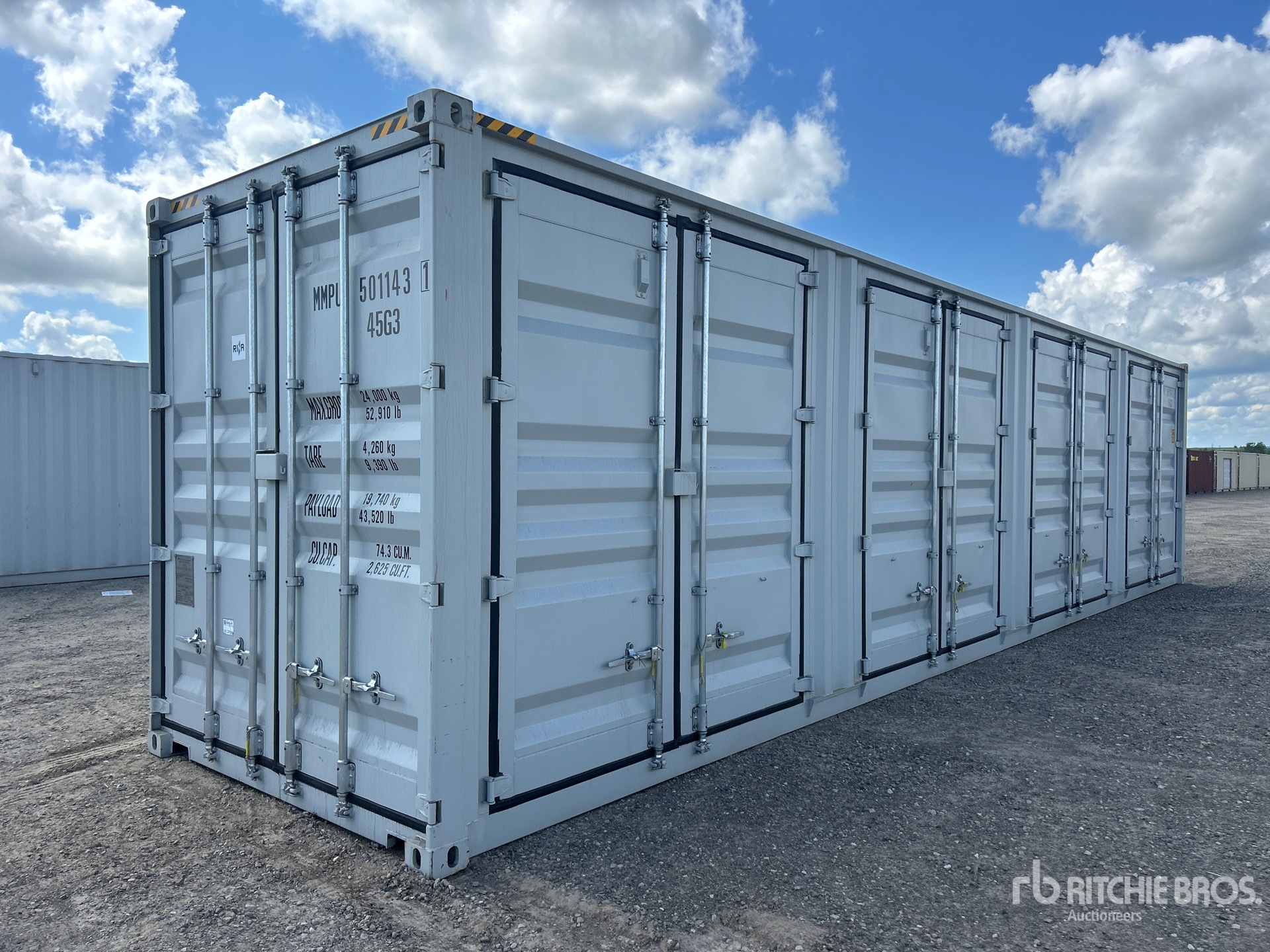 2026 40 ft High Cube Multi-Door Storage Container