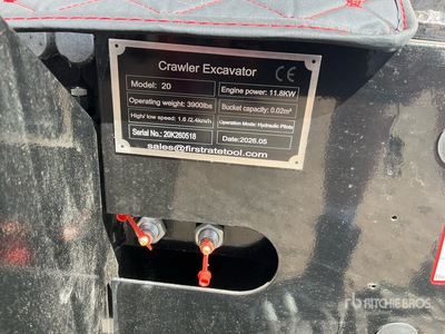 2026 VICSEC VC20P CRAWLER Mini pelle hydraulique (Unused)