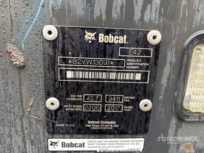 2017 Bobcat E42 Minibagger